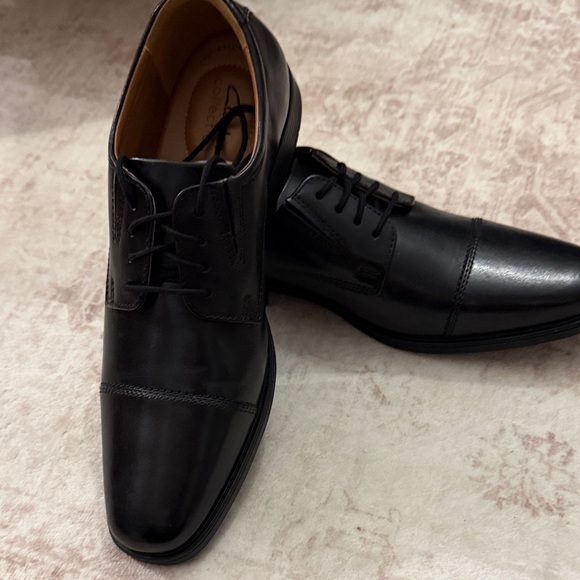 Clarks Classic Black Derbys main image 6